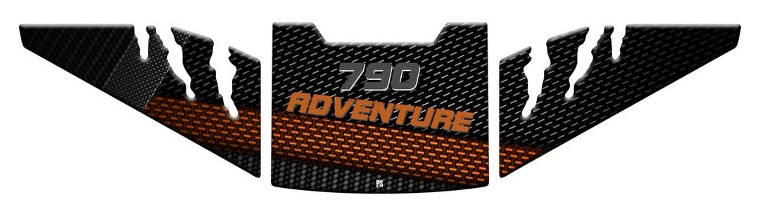 Aufkleber mit 3D-Effekt, Tankschutz aus Harz, kompatibel mit KTM 790 Adventure - Tankpad und Seitens