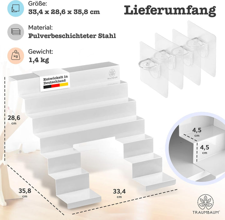 TRAUMBAUM® Tonie Regal als Einsatz für IKEA KALLAX | vollständig magnetisches Toniebox Regal für meh
