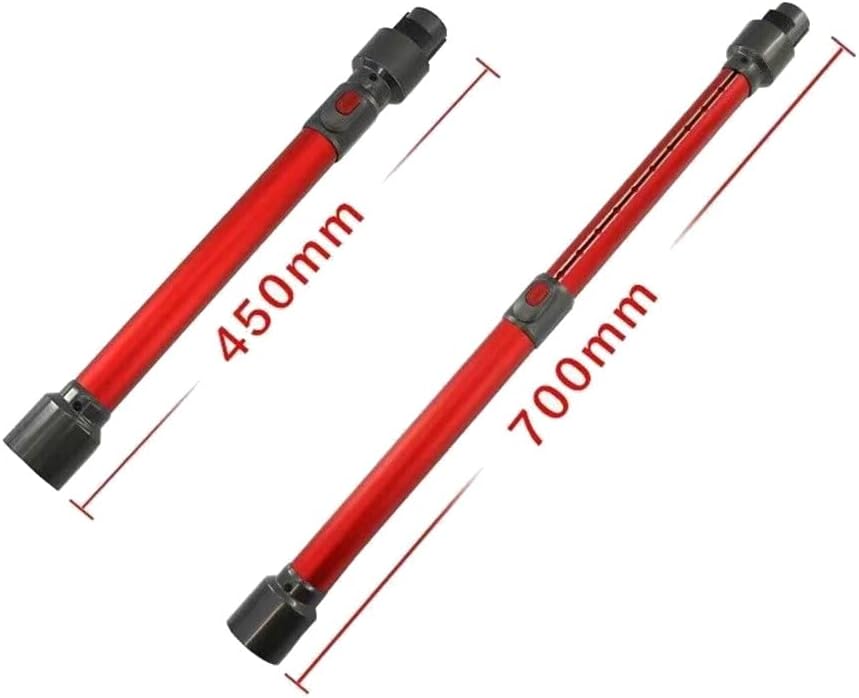 Trade-Shop Teleskoprohr Saugrohr ausziehbar 45-70cm lang kompatibel mit Dyson V8 Origin, V11 Outsize