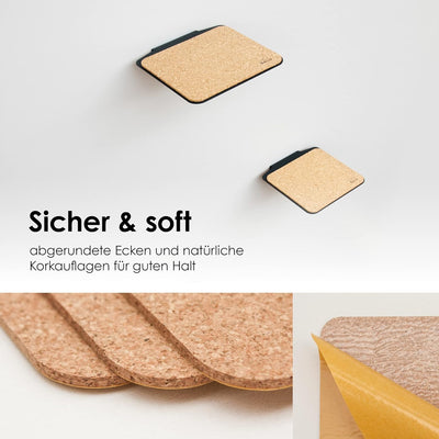 LucyBalu® Katzentreppe Wand Innen & Aussen 3er Set | Kletterwand für Katzen | Wandpark für Katzen bi