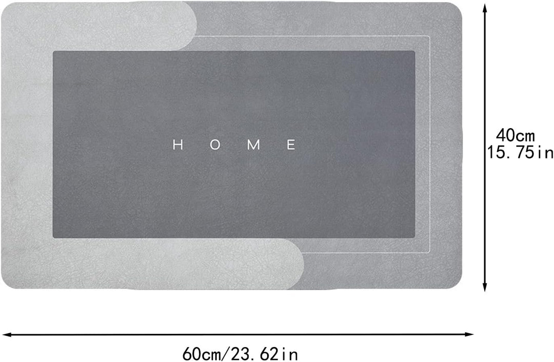 YeahBoom Super Absorbierende Bodenmatte,Schmutzabweisend Bodenmatte Für Bad,Memory-Schaum-Badematten