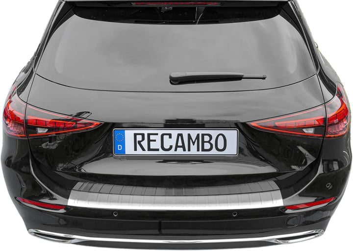 RECAMBO Ladekantenschutz Edelstahl kompatibel für Mercedes C-Klasse T-Modell S206 BJ ab 2021 - matt
