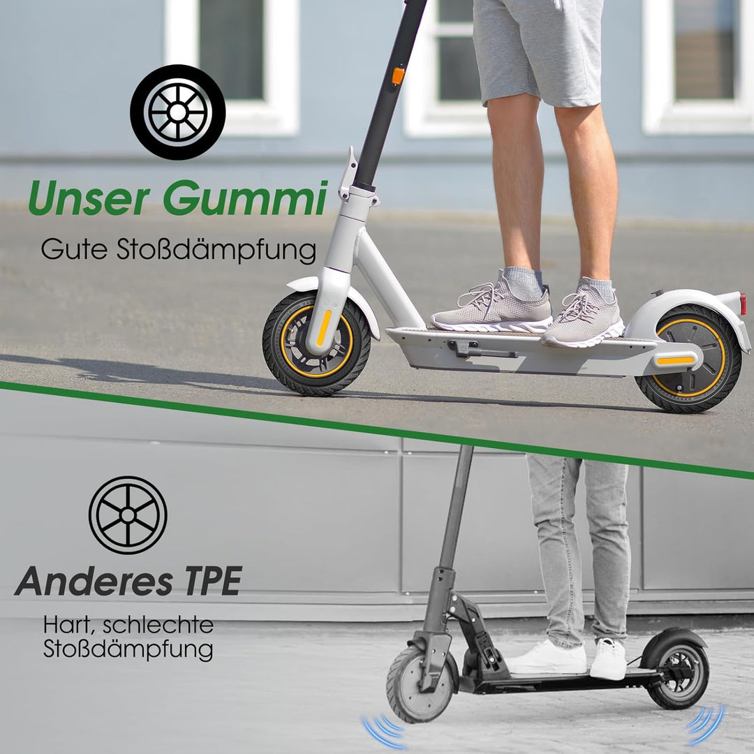 COASTA 80/65-6 Solide Reifen,10x3.0 Zoll Off Road E Scooter Reifen, 255 x 80 Reifen Vollgummi für Ku
