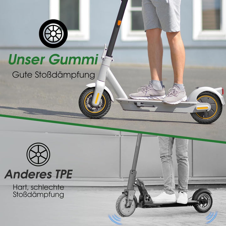 COASTA 80/65-6 Solide Reifen,10x3.0 Zoll Off Road E Scooter Reifen, 255 x 80 Reifen Vollgummi für Ku