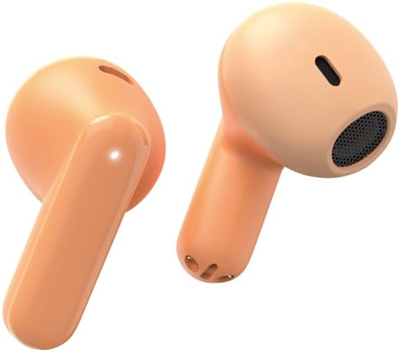 Hama TWS Bluetooth Kopfhörer kabellos Freedom Light II, Mikrofon, 20h | Earbuds orange, Bluetooth 5.