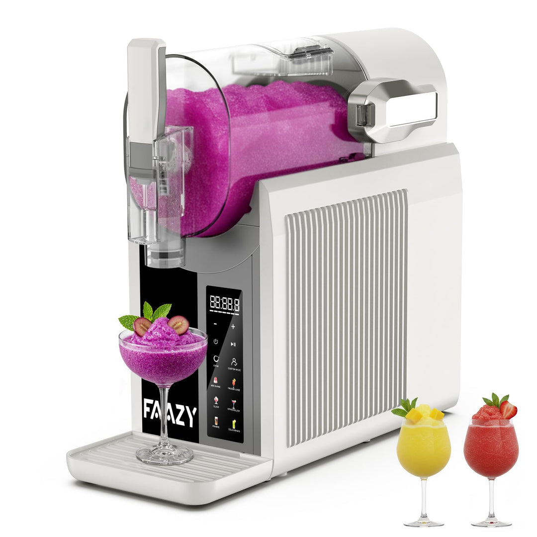 Slush Maschine, mit 6 smarten Programmen: Slushie, Cocktail, Milchshake, Frappé, Wein, Eisgetränke,