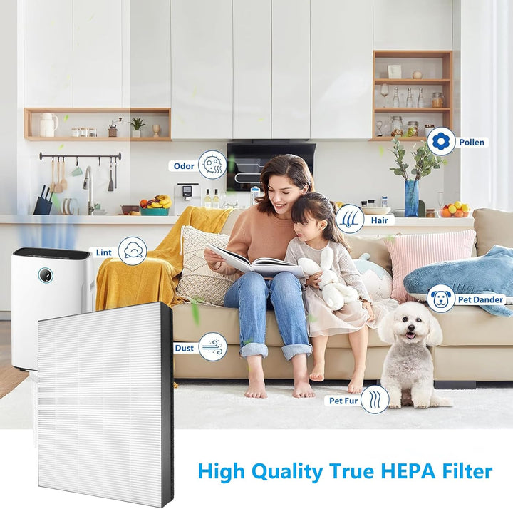 Ersatzfilter Set Kompatibel mit Philips Luftreiniger AC1214/10 und AC2729/10 (Series 1000) Ersatz HE