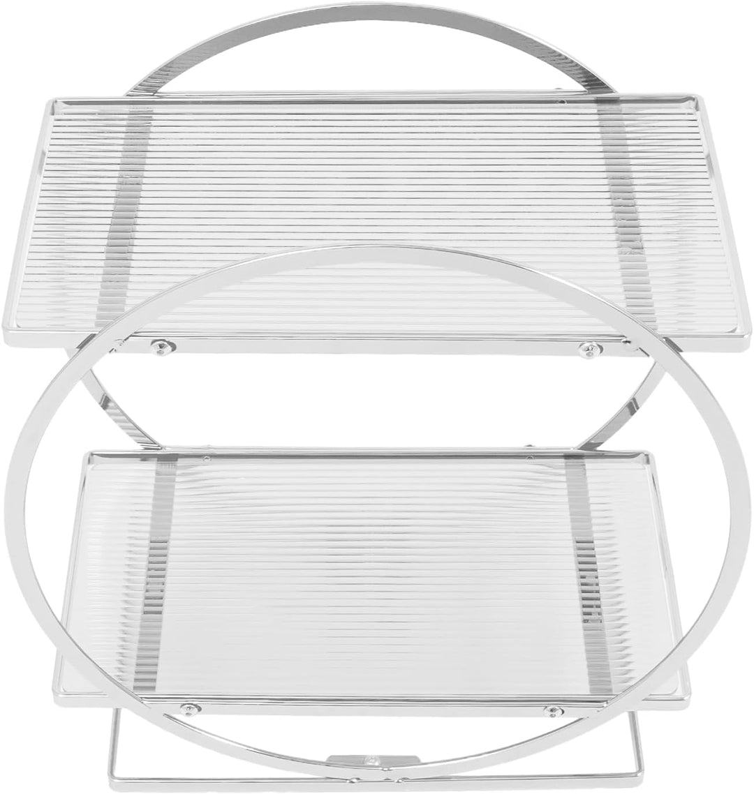 Makeup Organizer 2 stöckig Hautpflege Parfüm Organizer Perfume Storage Kosmetik Aufbewahrungsrega l2