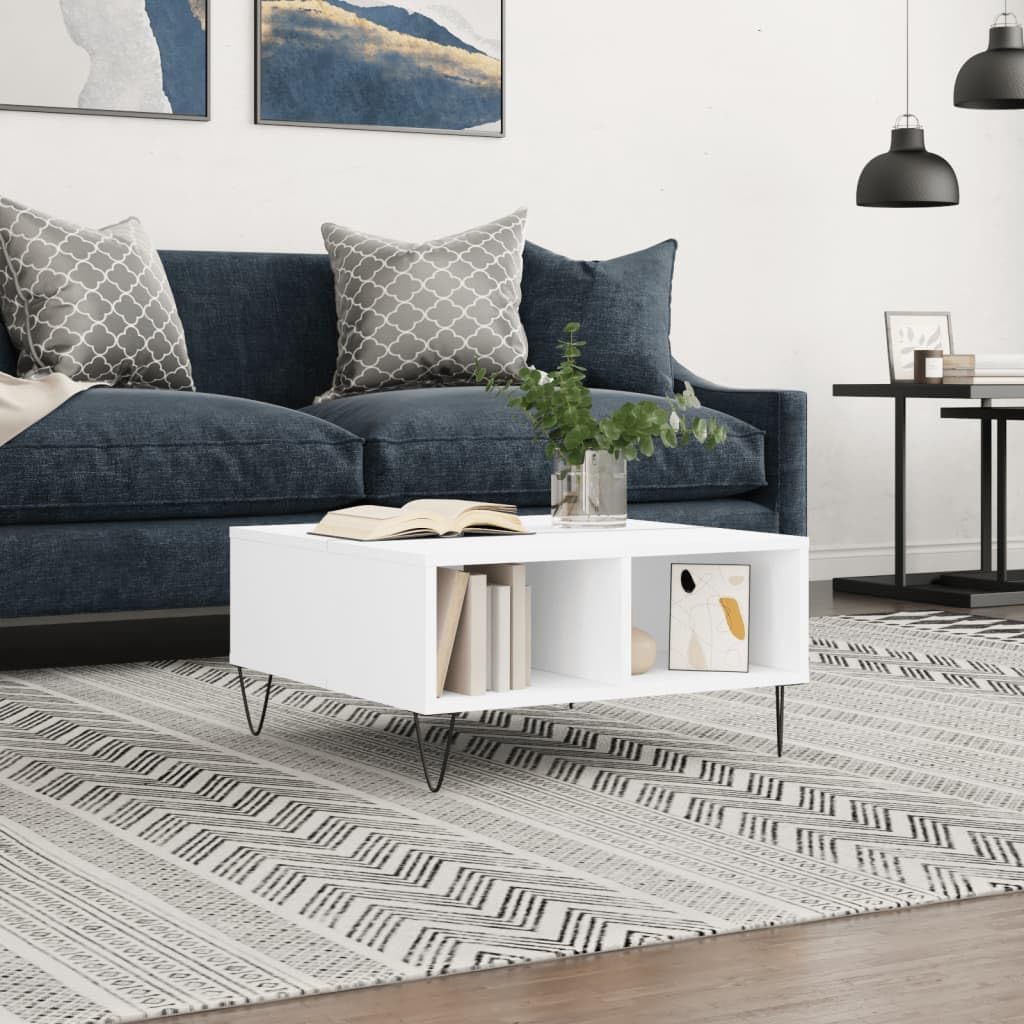 vidaXL Couchtisch, Sofatisch für Wohnzimmer, Wohnzimmertisch mit viel Stauraum, Beistelltisch Kaffee