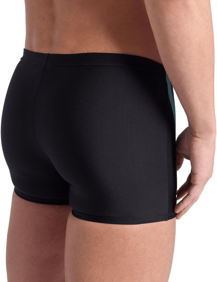 ARENA Herren Men's Swim Short Graphic Badehosen Shorts (1er Pack) 48 Black-water, 48 Black-water
