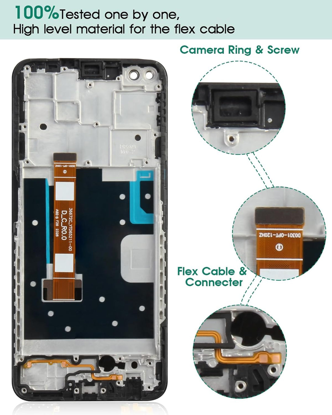 Für Oppo Reno4 Z 5G LCD-Display für Oppo Reno 4 Z 5G Bildschirm Ersatz für Oppo Reno 4Z 5G Touch CPH