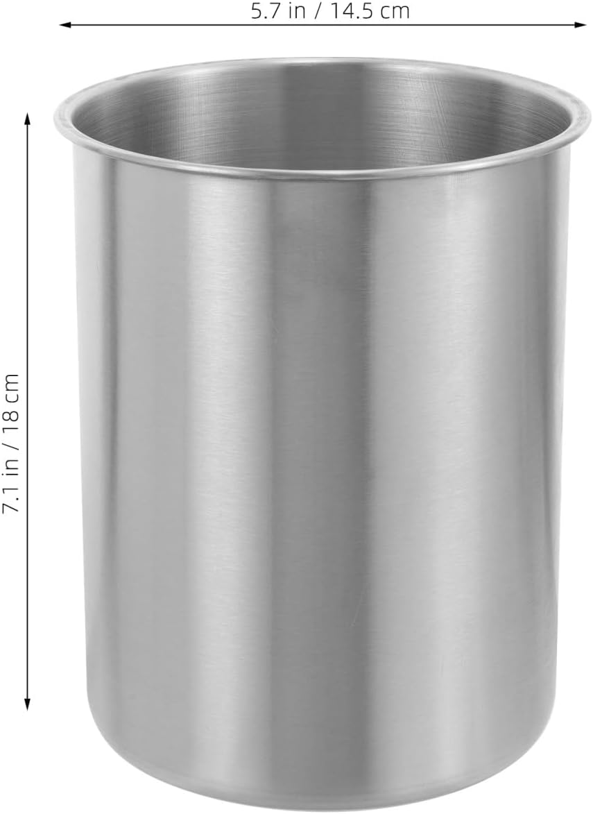 Cabilock Edelstahl Eiswürfelbehälter Eiskühlkübel Für Bar Aufbewahrungshalter Für Wein Und Bier Glat