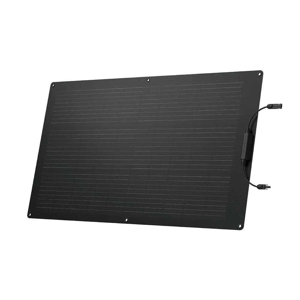 Ecoflow 100W Solar Panel Flexibles Monokristallines Solarpanel IP68 hocheffizient Solarmodul Solarze