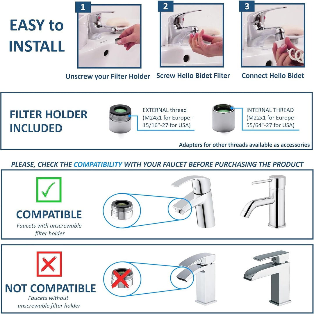 HELLO BIDET - tragbares Bidet für die Intimhygiene