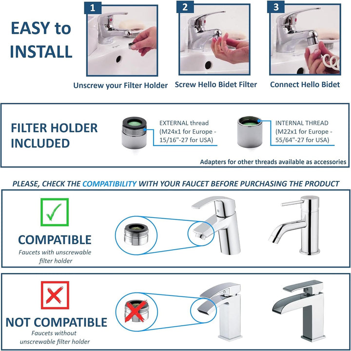 HELLO BIDET - tragbares Bidet für die Intimhygiene
