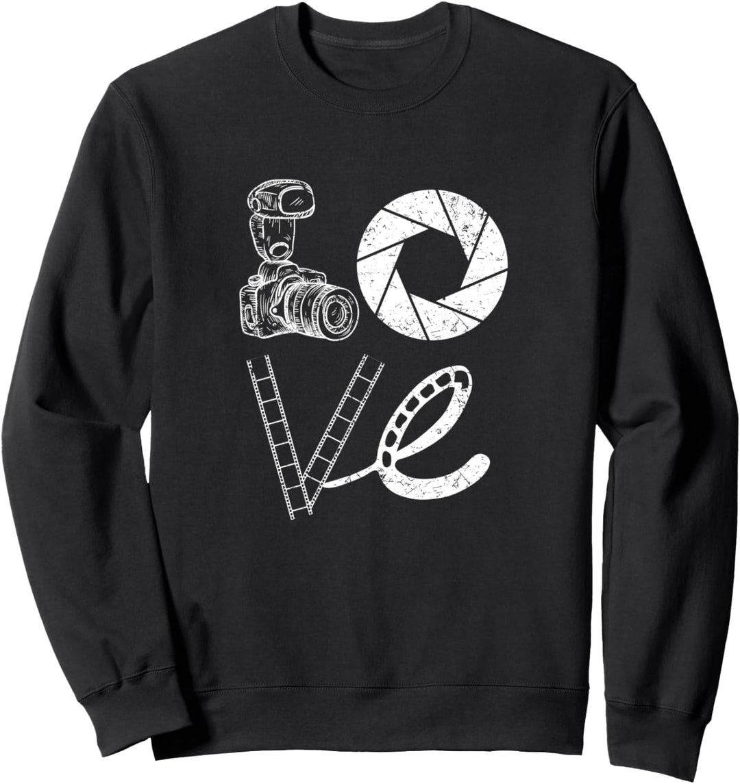 Fotograf Geschenk - Fotografie Kamera Sweatshirt