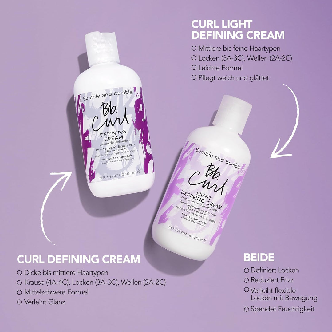 Bumble and Bumble Curl Light Defining Creme, 250 ml Unparfümiert 250.00 ml (1er Pack), Unparfümiert