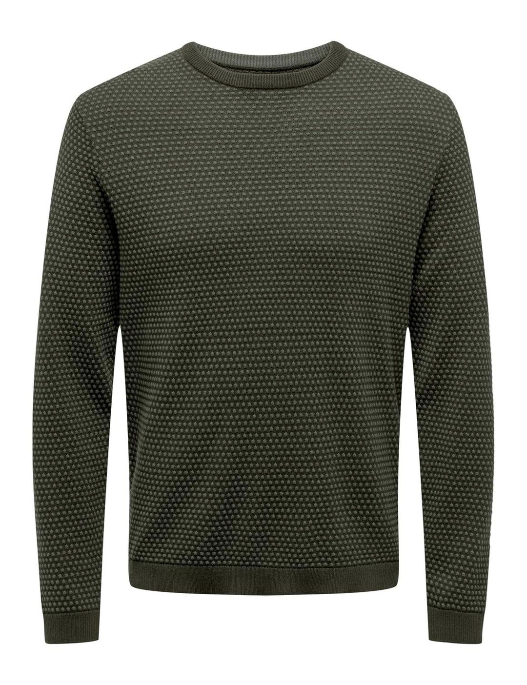 ONLY &amp; SONS Herren Strickpullover XS Rosin/Pattern:forest Night Dots, XS Rosin/Pattern:forest Night