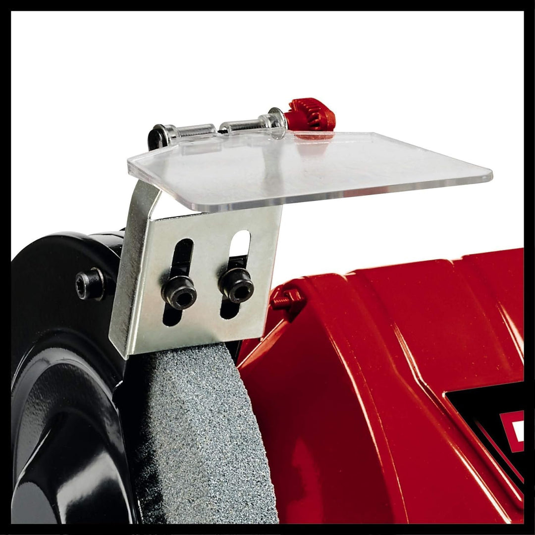 Einhell Stand-Bandschleifer TC-US 350 (350 Watt, Schleifband-/Schleifscheibenfunktion, Schutzhaube,