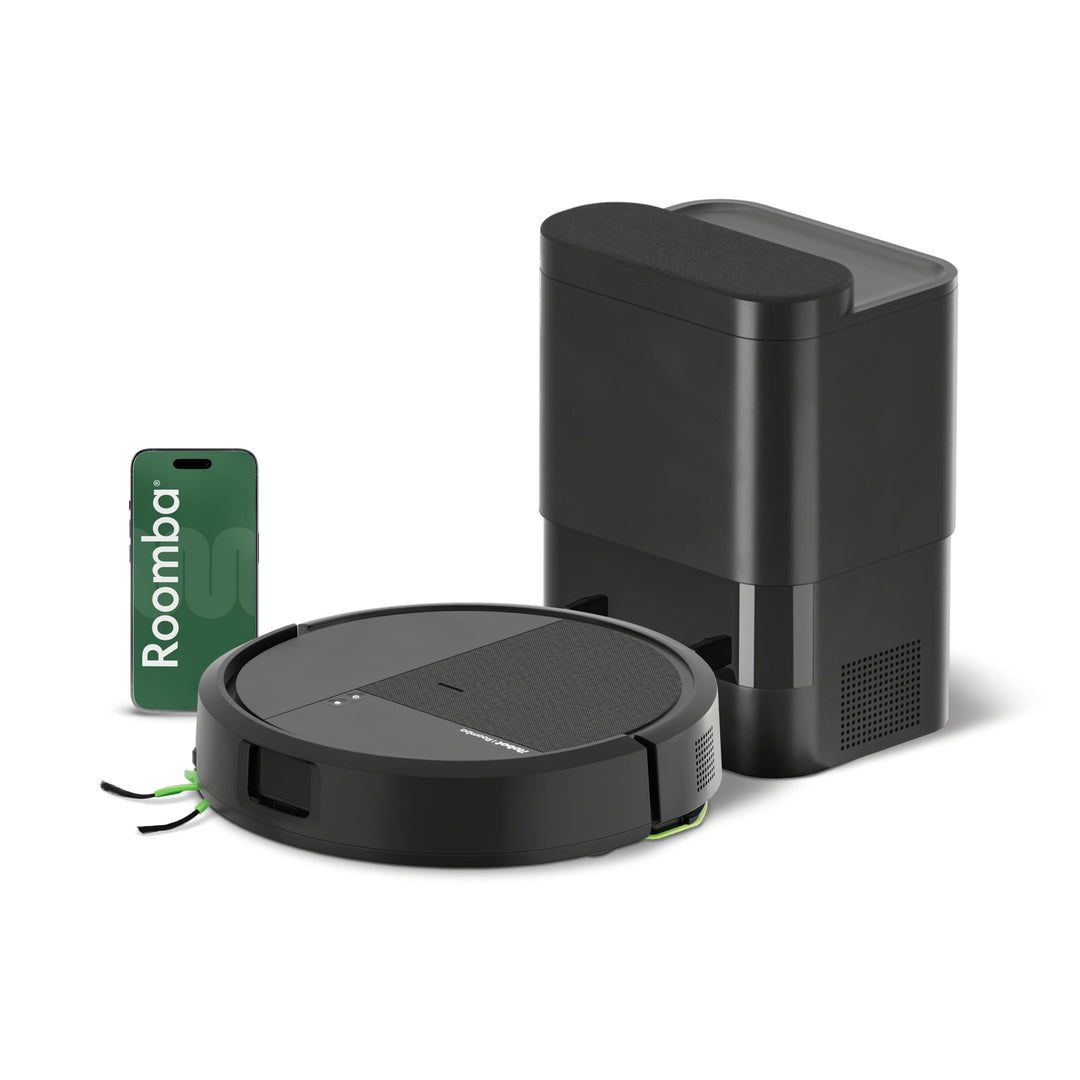 iRobot Roomba® 115 Combo Saug- und Wischroboter + AutoEmpty™ Dock, 15k Pa Saugleistung, Bürsten und