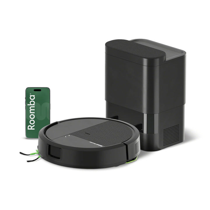 iRobot Roomba® 115 Combo Saug- und Wischroboter + AutoEmpty™ Dock, 15k Pa Saugleistung, Bürsten und