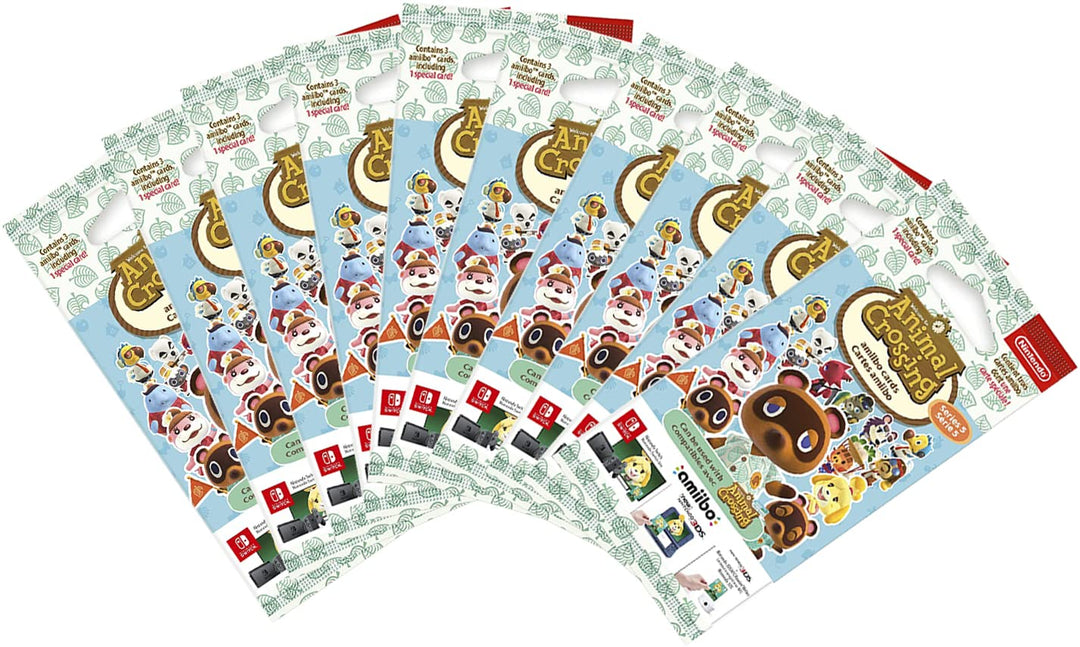 10 x Animal Crossing Karten Serie 5-30 Karten insgesamt