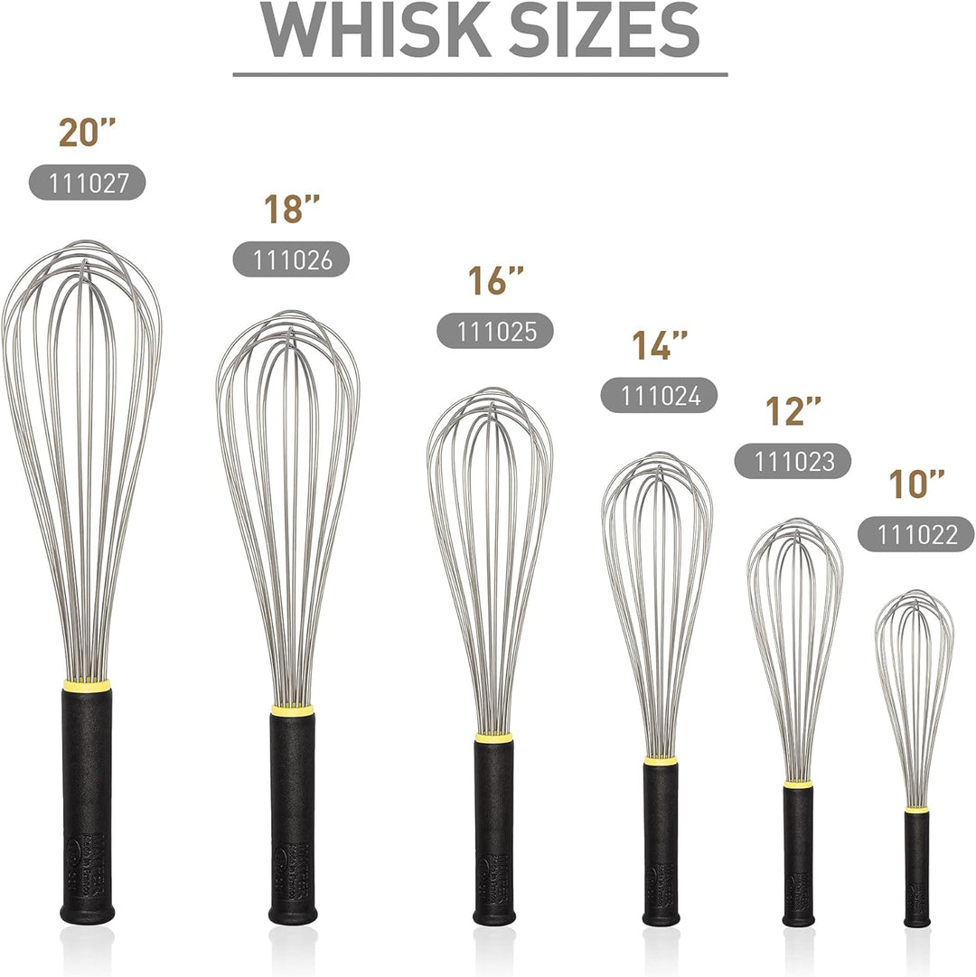 MatferBourgeat Whisk Plastic Handle - 16" 15-3/4-Inch, 15-3/4-Inch
