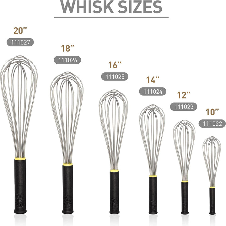 MatferBourgeat Whisk Plastic Handle - 16" 15-3/4-Inch, 15-3/4-Inch