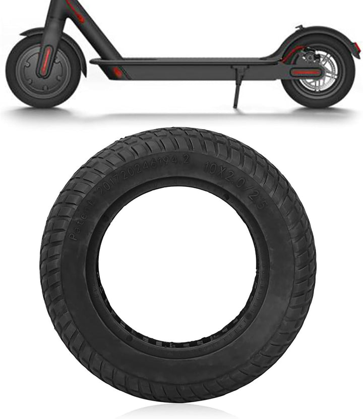E Scooter Reifen, 10 Zoll Vollgummi Ersatzreifen Solid Reifen Schlauchloser VollreifenKompatibel mit