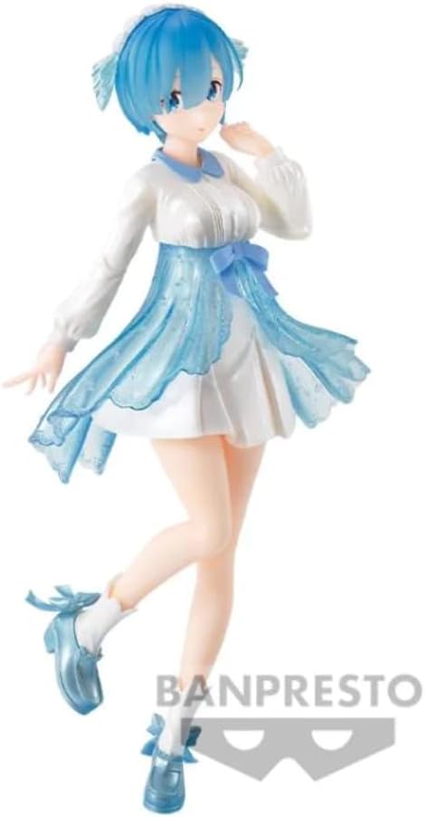 Banpresto BP19018 Re:Zero -Starting Life in Another World RE Zero-Rem-Figurine 20cm, Mehrfarbig, M