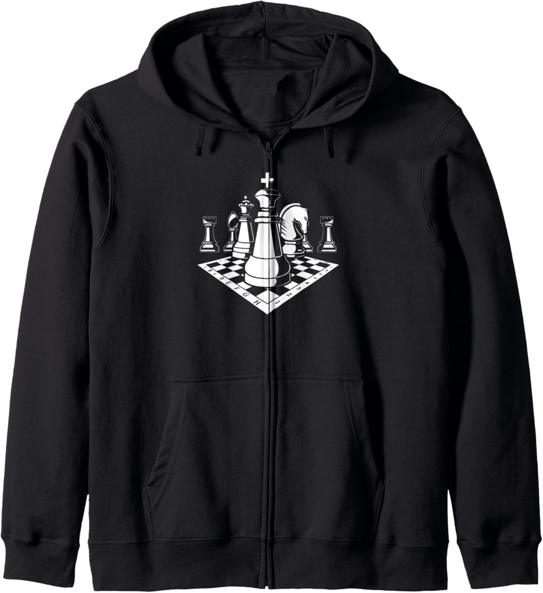 Schach Schachmatt Figur Spieler - Schachzug Schach Kapuzenjacke