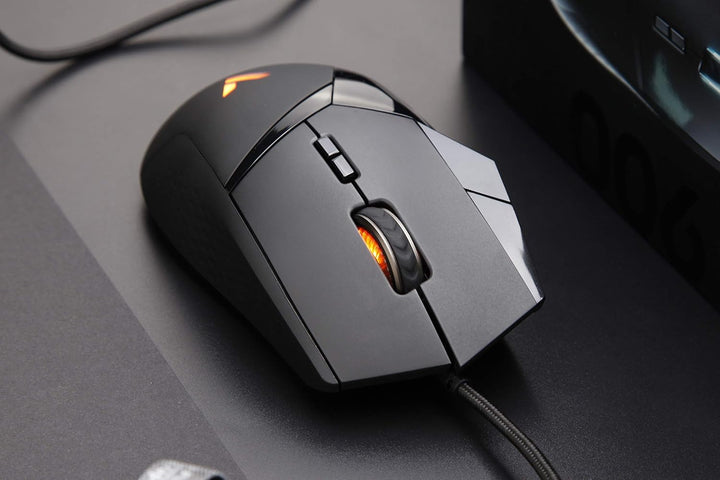 Rapoo VPRO VT900 kabellose Gaming Maus, programmierbare Tasten 12.400 DPI Sensor LED-Multi-Color Bel