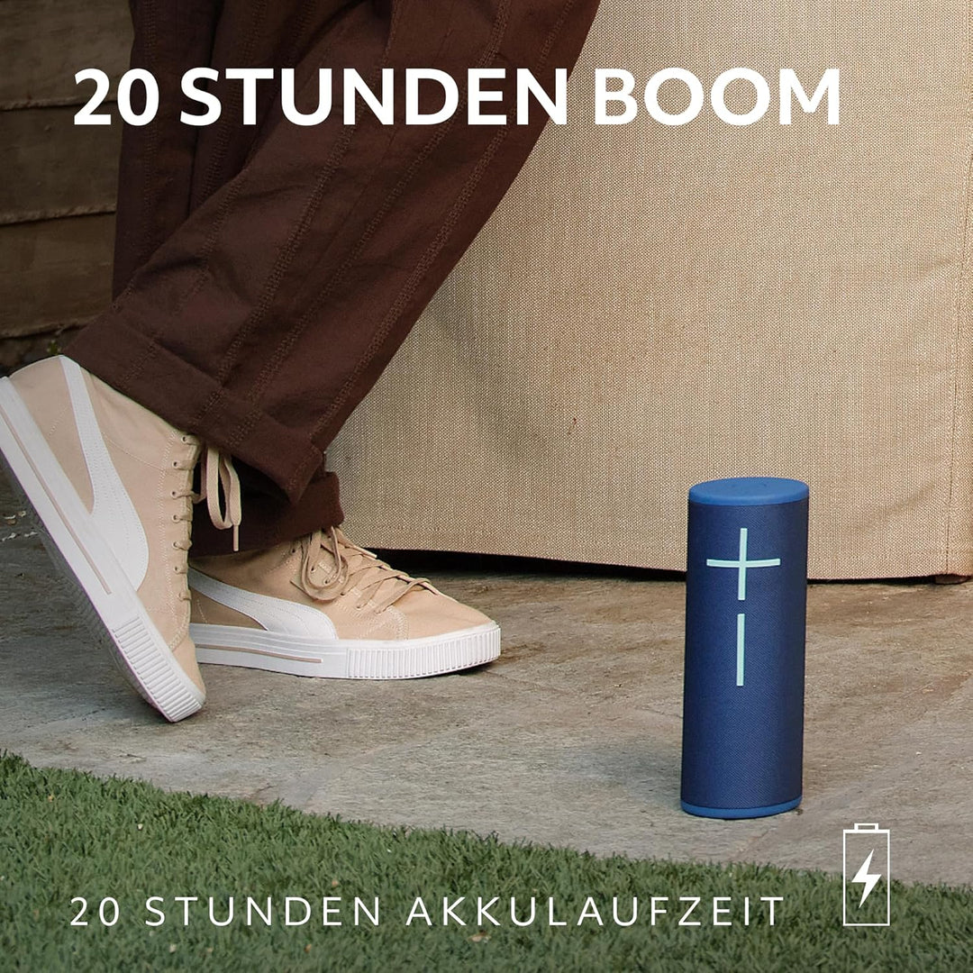 Ultimate Ears MEGABOOM 4 – mobiler, wasserdichter, schwimmfähiger Bluetooth-Lautsprecher mit kräftig