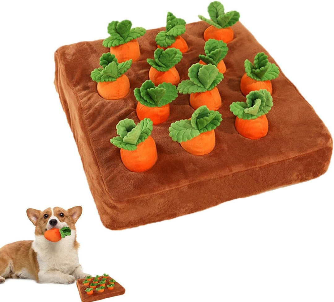 Karotten-Hunde-Puzzlespielzeug, Versteckspiel Für Karottenfarm-Hundespielzeug, Bereichernde Futterma