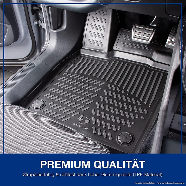 ELMASLINE 3D Gummimatten &amp; Kofferraumwanne Set für SEAT TARRACO 2019-2025 5-Sitzer (unterer Ladebode