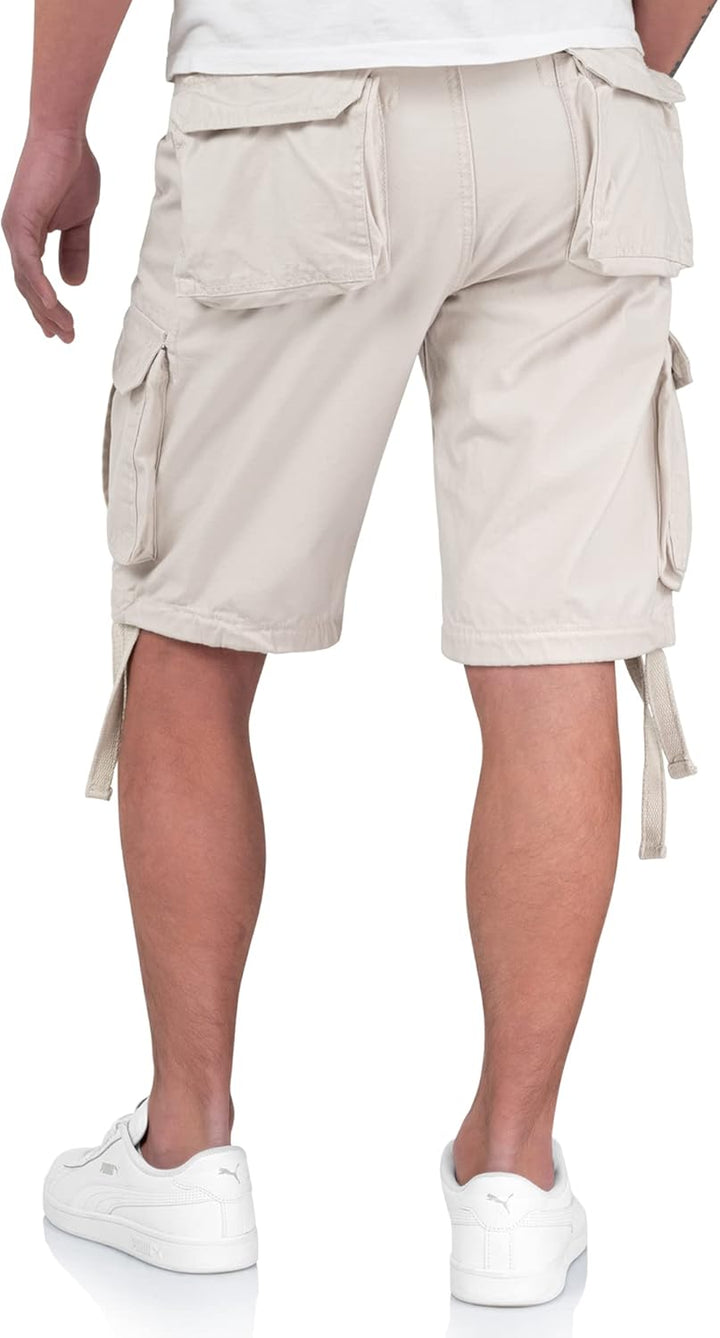 Surplus Raw Vintage Airborne Herren Cargo Shorts S Mattweiss, S Mattweiss