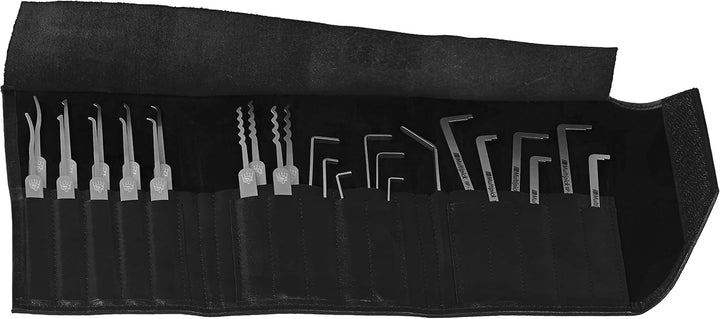 MULTIPICK ELITE 27 Lockpicking Set [27 Teile | 0,4 + 0,6 mm] Lockpick Tool, Schlösser knacken - Lock