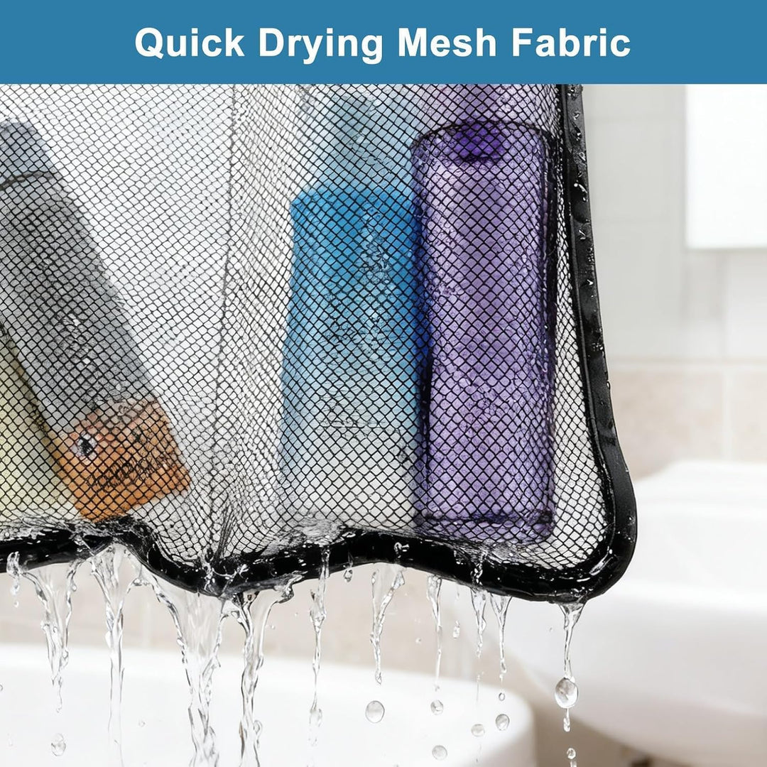 EEEKit Hängende Badezimmer Organizer, 2 Stück Dusche Organizer, Schnelltrocknende Türorganizer Hänge