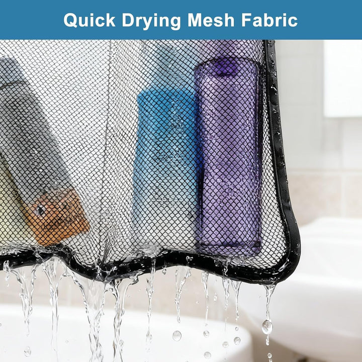 EEEKit Hängende Badezimmer Organizer, 2 Stück Dusche Organizer, Schnelltrocknende Türorganizer Hänge