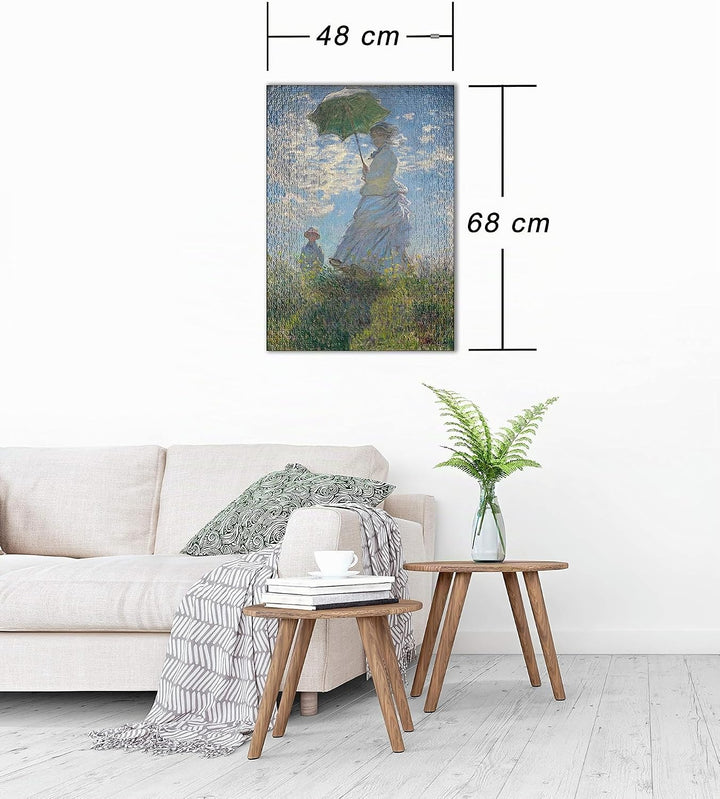 Ulmer Puzzleschmiede - Puzzle Claude Monet, Spaziergang - Gemälde &amp; Kunst als klassisches 1000 Teile