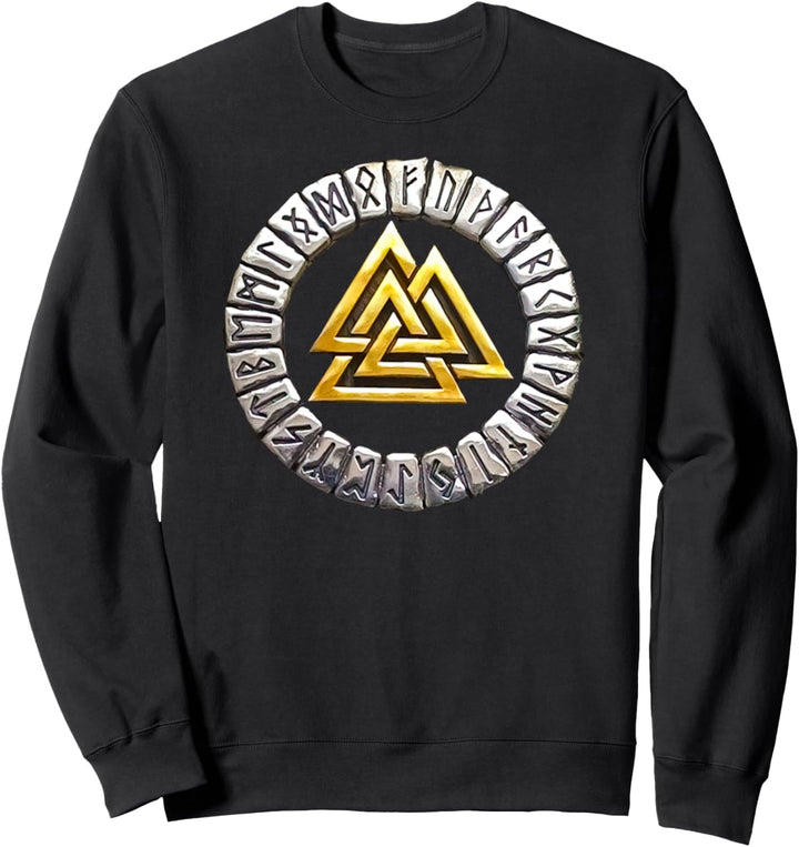 Valknut Anhänger Talisman Sweatshirt