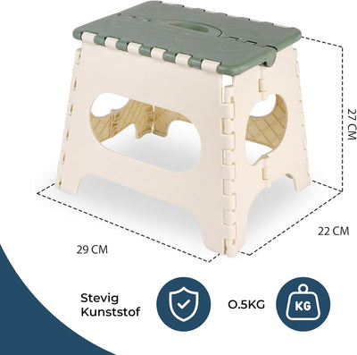 BUDDLEY Klapphocker, Faltbarer Hocker, Klapphocker, Klappbarer Hocker, Caravanhocker, Küchenhocker,