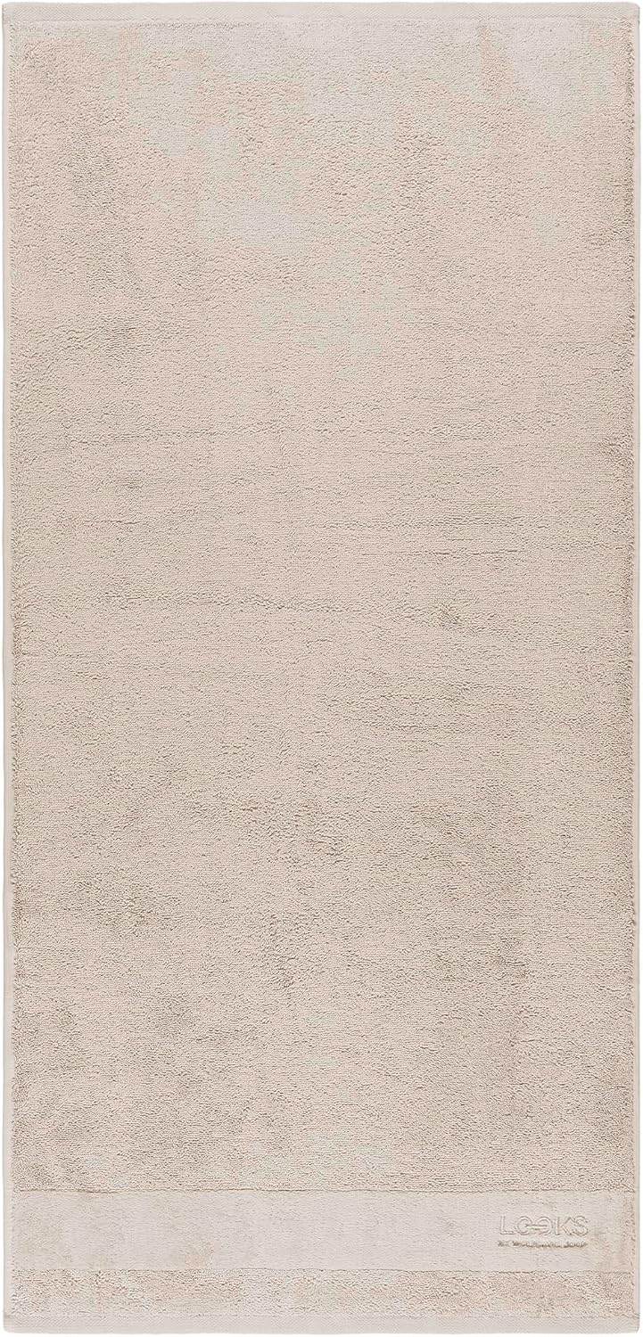 LOOKS BY WOLFGANG JOOP 2X Handtuch 50x100 cm – 100% Baumwolle Doppelpack Luxus Handtücher mit Aufhän
