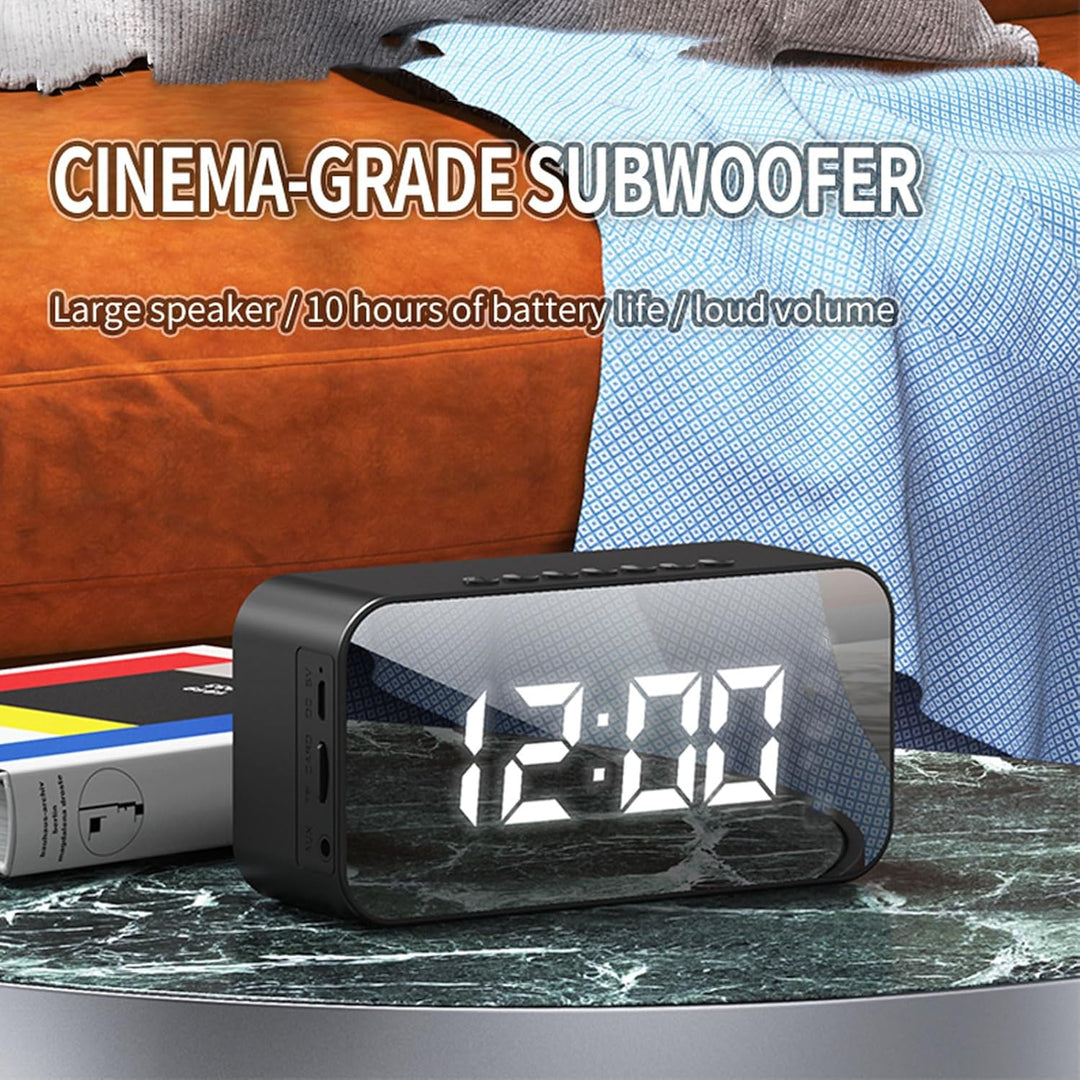 Digitaler Wecker Mit Bluetooth-Lautsprecher, Wecker, Radiowecker Für Schlafzimmer, Stereo-Sound, Ger