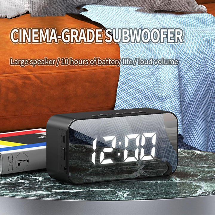 Digitaler Wecker Mit Bluetooth-Lautsprecher, Wecker, Radiowecker Für Schlafzimmer, Stereo-Sound, Ger