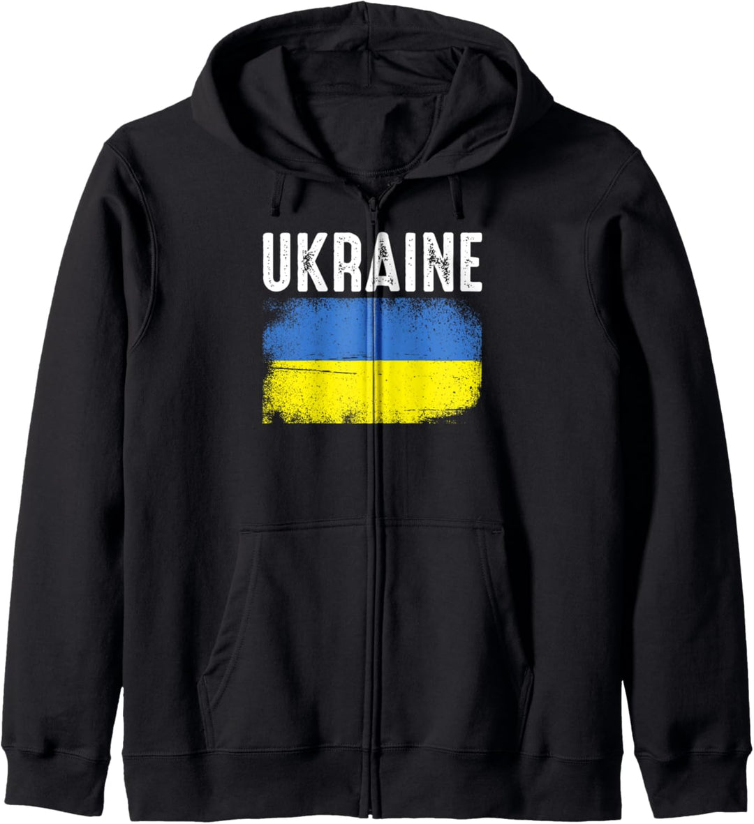 Patriotische Ukrajina Ukraine Ukraina Wappen Flagge Ukrainer Kapuzenjacke