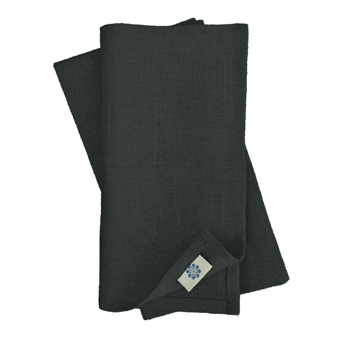 Linen &amp; Cotton Hochwertige 4 x Stoffservietten/Servietten Stoff/Leinenservietten Hygge -100% Leinen,