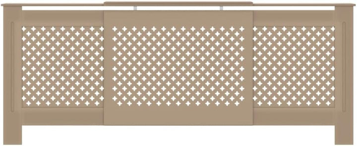 Wohnzimmer Heizkörperabdeckung 205x20.5x81.5 cm MDF Heizkörperverkleidung Dekorative Wabenmuster Des