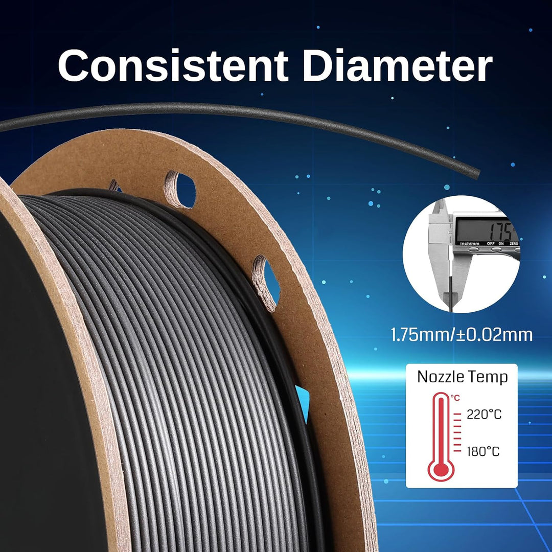 SainSmart GT-3 Mattes PLA Filament 1,75mm, bis zu 500mm/s Schneller Druck, Hochwertiges 3D-Drucker F