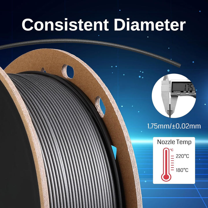 SainSmart GT-3 Mattes PLA Filament 1,75mm, bis zu 500mm/s Schneller Druck, Hochwertiges 3D-Drucker F